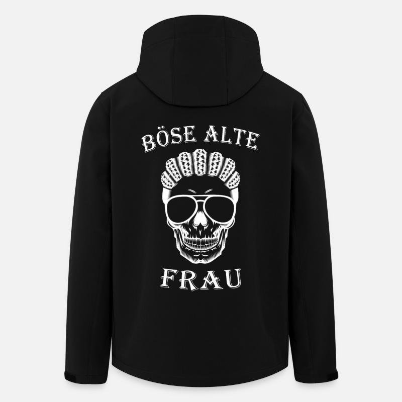 Böse Alte Frau - Recycelte Männer Softshell-Jacke von Stanley/Stella - Schwarz