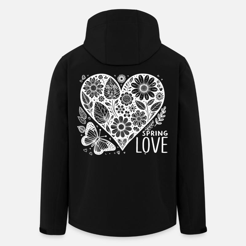 spring love - Recycelte Männer Softshell-Jacke von Stanley/Stella - Schwarz