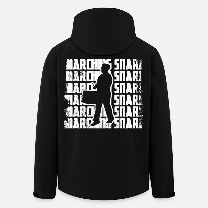 Funny Snarl Drummer - Men’s Recycled Softshell Jacket by Stanley/Stella - black