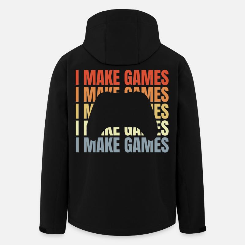 Game Developer Saying - Men’s Recycled Softshell Jacket by Stanley/Stella - black