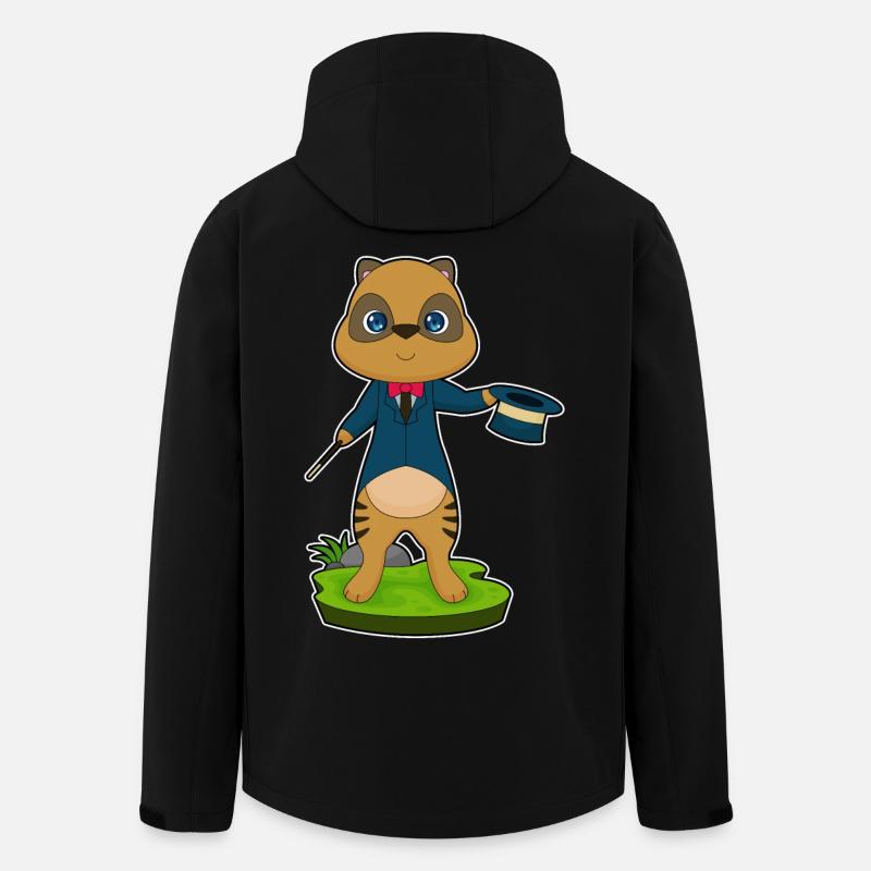 Meerkat Wizard Wand - Men’s Recycled Softshell Jacket by Stanley/Stella - black