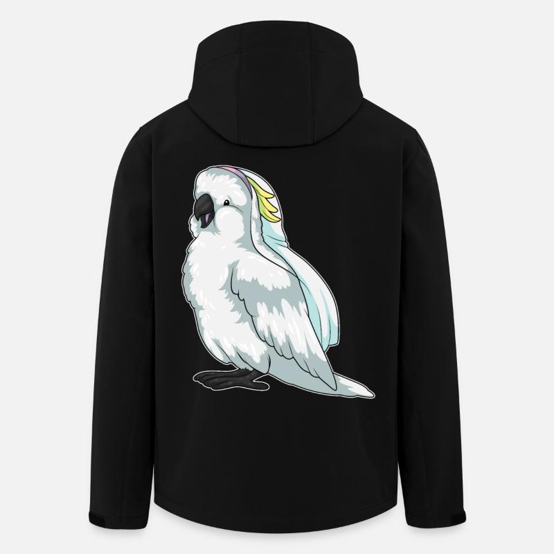Voile de mariée perroquet mariage - Veste softshell homme en polyester recyclé Stanley/Stella - noir