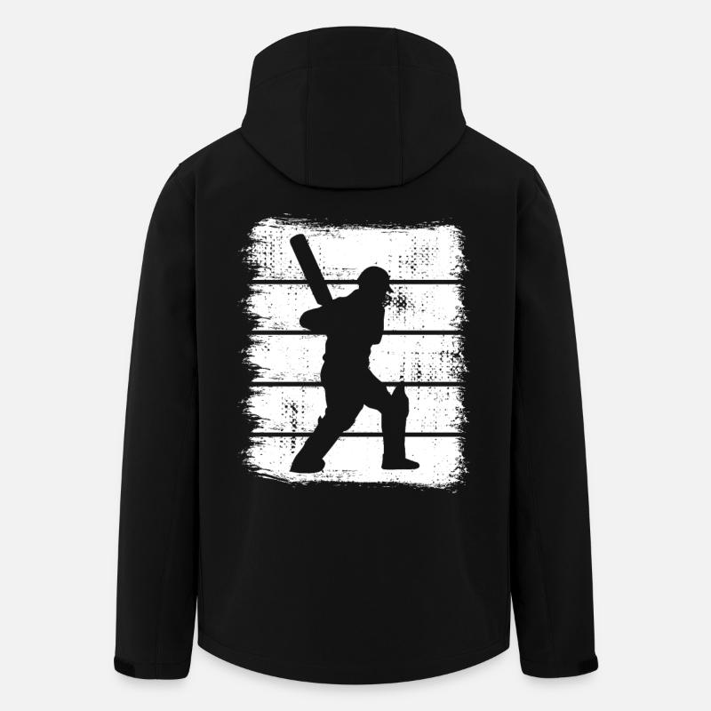 Batteur de cricket - Veste softshell homme en polyester recyclé Stanley/Stella - noir