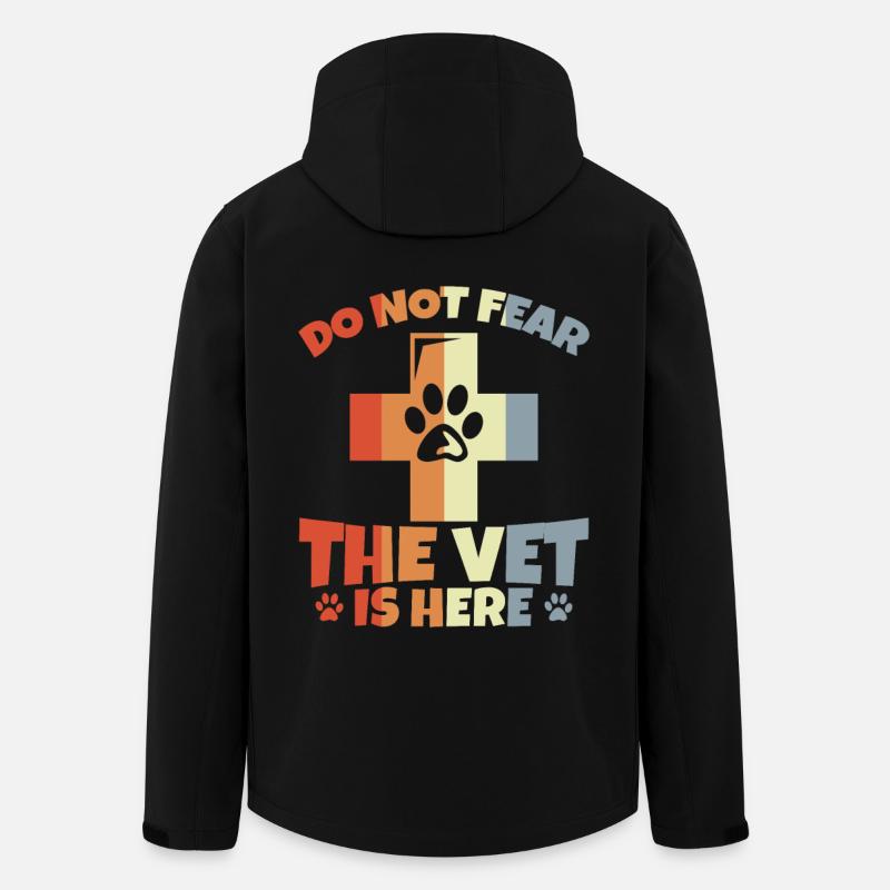 Tierarzt Witz - Recycelte Männer Softshell-Jacke von Stanley/Stella - Schwarz