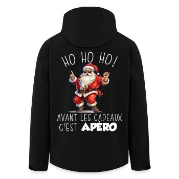 Pull Moche De Noël - Veste softshell homme en polyester recyclé Stanley/Stella - noir - Dos - AI Model Male 185 light (185cm)
