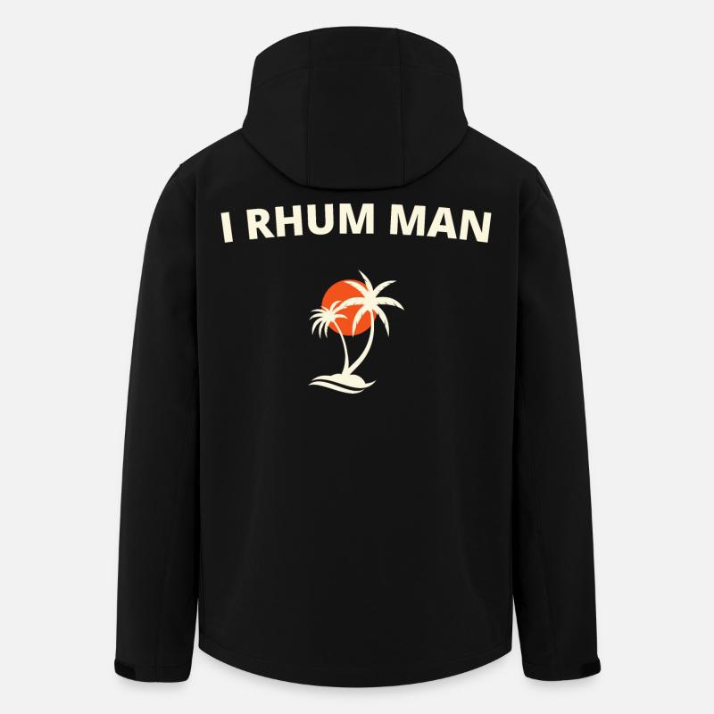 Ich rum, Mann - Recycelte Männer Softshell-Jacke von Stanley/Stella - Schwarz