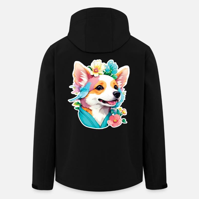 Corgi - Men’s Recycled Softshell Jacket by Stanley/Stella - black