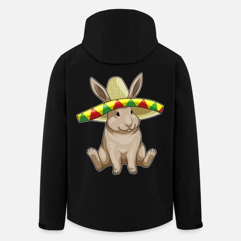 Bunny Sombrero - Men’s Recycled Softshell Jacket by Stanley/Stella - black