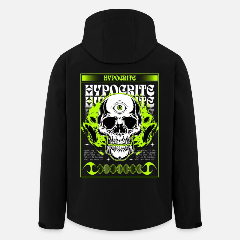 Skull - Men’s Recycled Softshell Jacket by Stanley/Stella - black