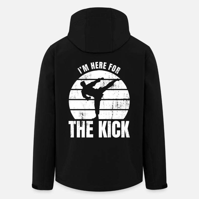 Lustiger Karate Spruch - Recycelte Männer Softshell-Jacke von Stanley/Stella - Schwarz