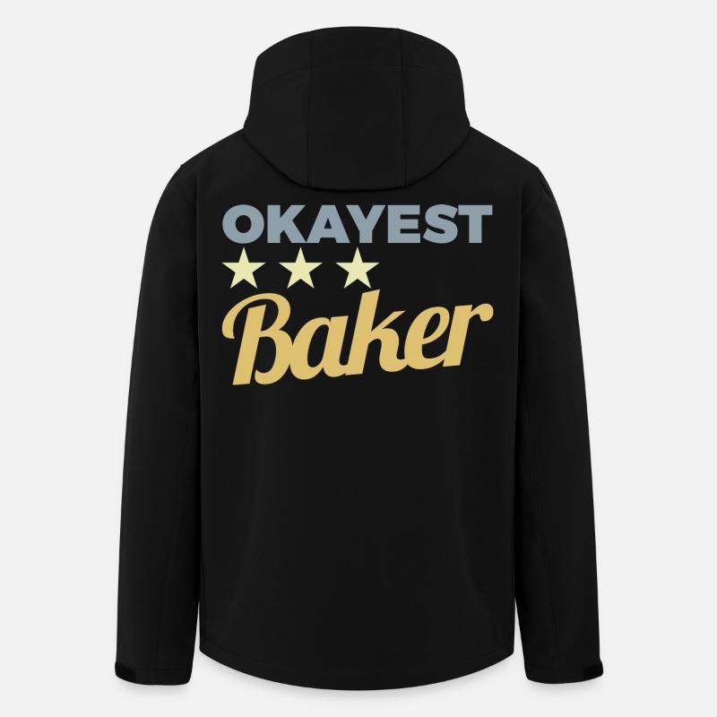 Durchschnittlicher Bäcker - Recycelte Männer Softshell-Jacke von Stanley/Stella - Schwarz