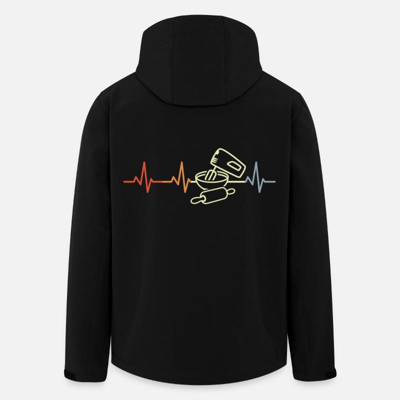 Gadget de cuisine Pulse - Veste softshell homme en polyester recyclé Stanley/Stella - noir