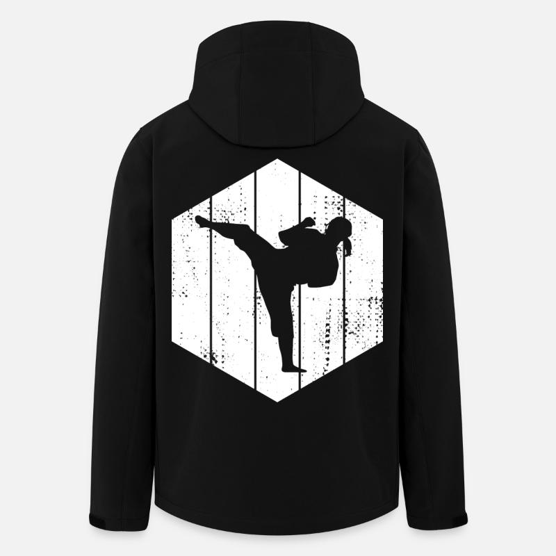 Fille de karaté - Veste softshell homme en polyester recyclé Stanley/Stella - noir