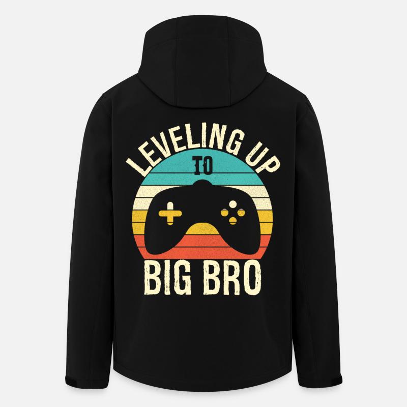 Aufleveln zum Big Bro - Recycelte Männer Softshell-Jacke von Stanley/Stella - Schwarz