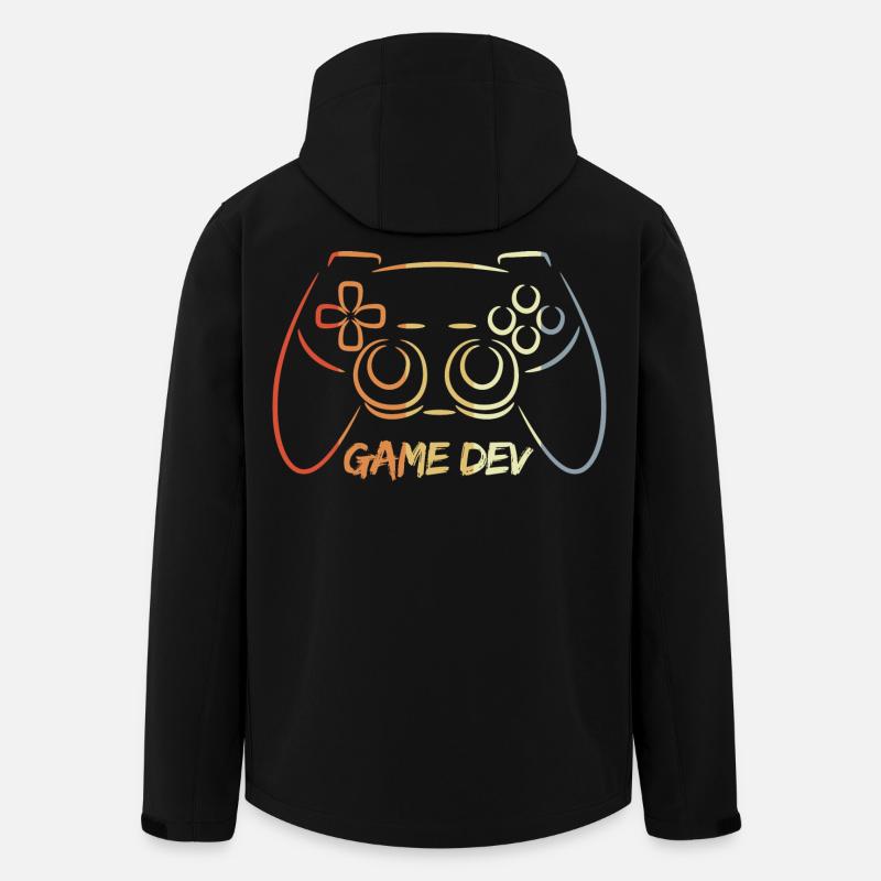 Spiele Entwickler - Recycelte Männer Softshell-Jacke von Stanley/Stella - Schwarz