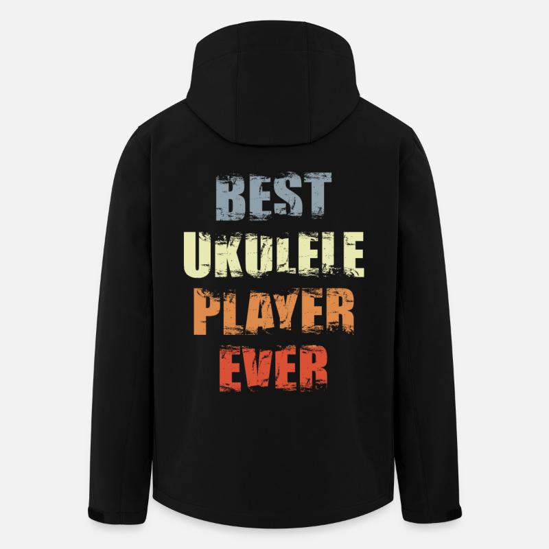 Ukulele Spieler - Recycelte Männer Softshell-Jacke von Stanley/Stella - Schwarz