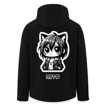 Manga Nope - Veste softshell homme en polyester recyclé Stanley/Stella - noir - Dos - AI Model Male 185 light (185cm)