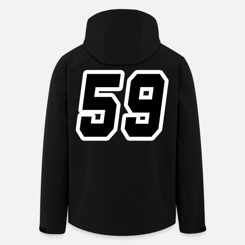 Nummer neunundfünfzig 59 - Recycelte Männer Softshell-Jacke von Stanley/Stella - Schwarz