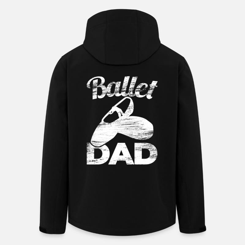 Ballett Vater - Recycelte Männer Softshell-Jacke von Stanley/Stella - Schwarz