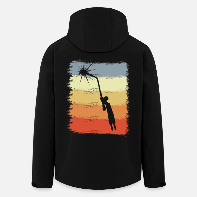 Electronic welding - Men’s Recycled Softshell Jacket by Stanley/Stella - black