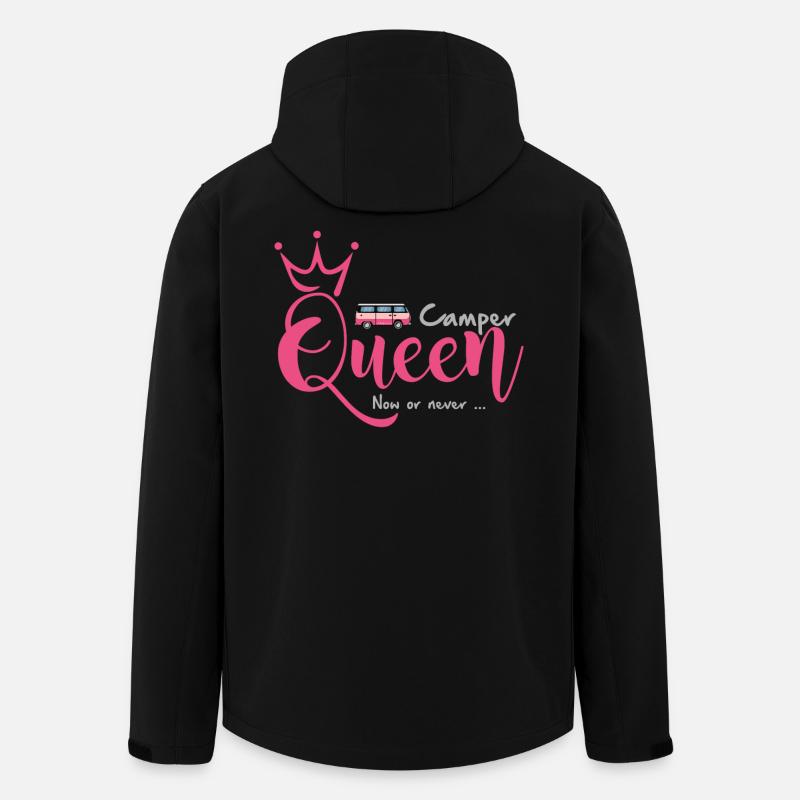 Camper Queen - Recycelte Männer Softshell-Jacke von Stanley/Stella - Schwarz