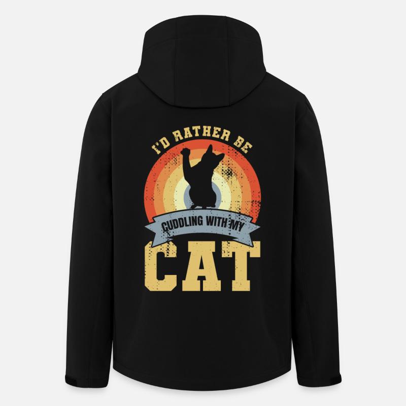 Blague de propriétaire de chat - Veste softshell homme en polyester recyclé Stanley/Stella - noir