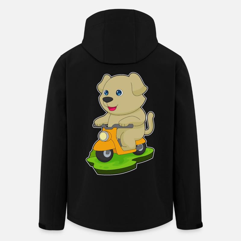 Dog scooter - Men’s Recycled Softshell Jacket by Stanley/Stella - black