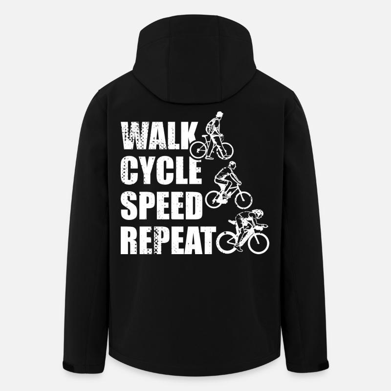 Zeitplan für Radfahrer - Recycelte Männer Softshell-Jacke von Stanley/Stella - Schwarz