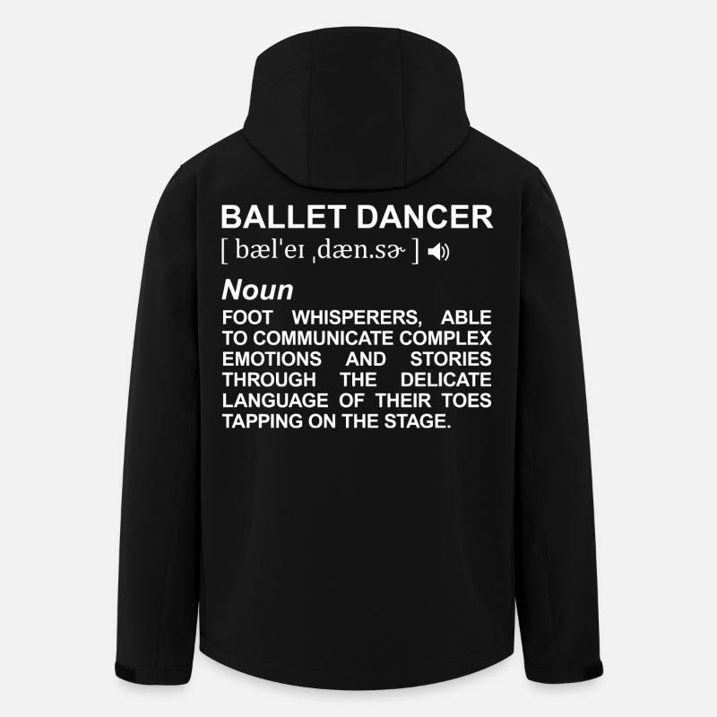 Ballet Dancer Definition - Men’s Recycled Softshell Jacket by Stanley/Stella - black