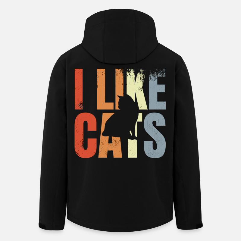 Cat Lovers - Men’s Recycled Softshell Jacket by Stanley/Stella - black