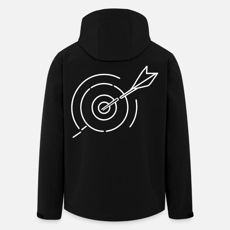 Esquisse cible - Veste softshell homme en polyester recyclé Stanley/Stella - noir