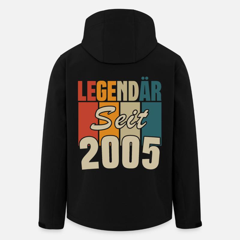 Legendär seit 2005 - Recycelte Männer Softshell-Jacke von Stanley/Stella - Schwarz