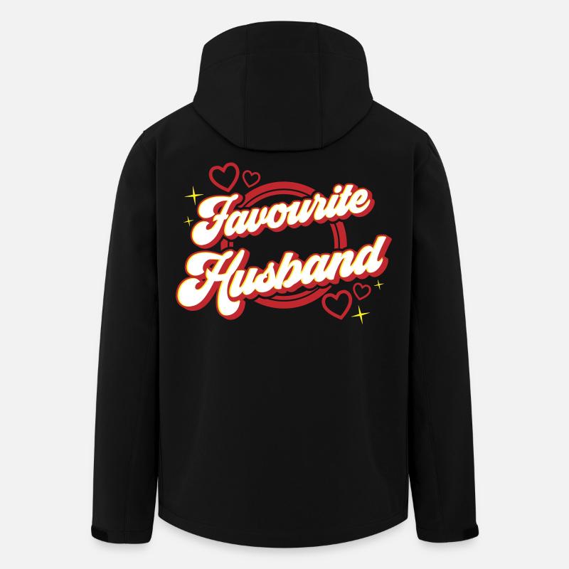 Mari préféré | Couleurs modifiables - Veste softshell homme en polyester recyclé Stanley/Stella - noir