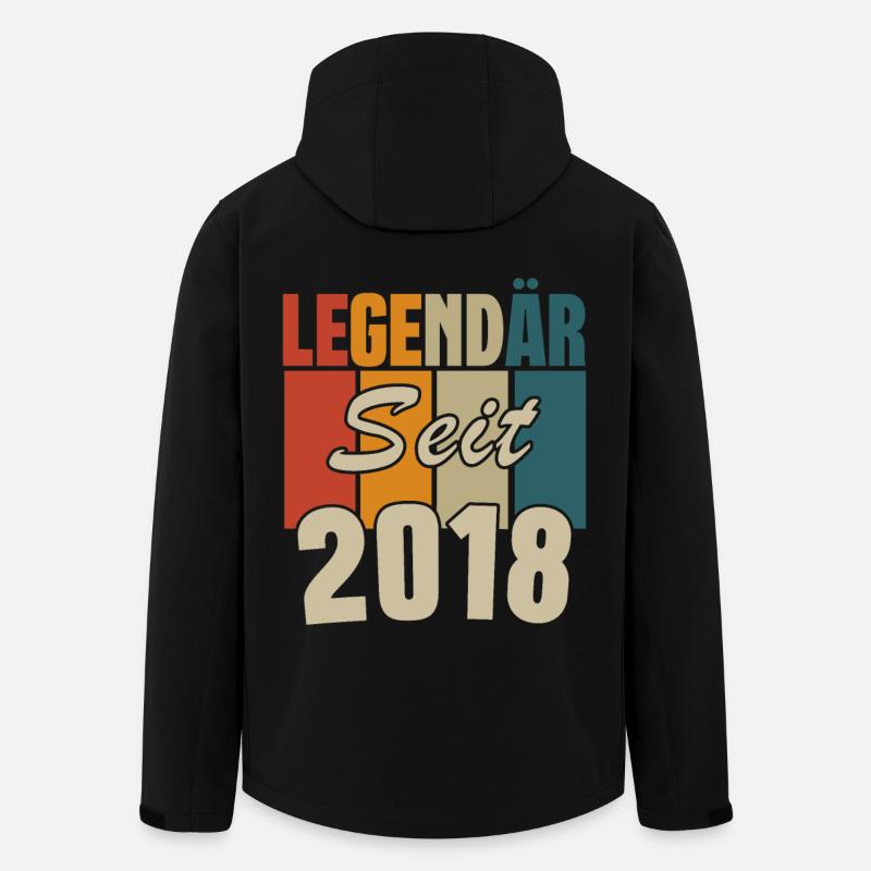 Legendär seit 2018 - Recycelte Männer Softshell-Jacke von Stanley/Stella - Schwarz