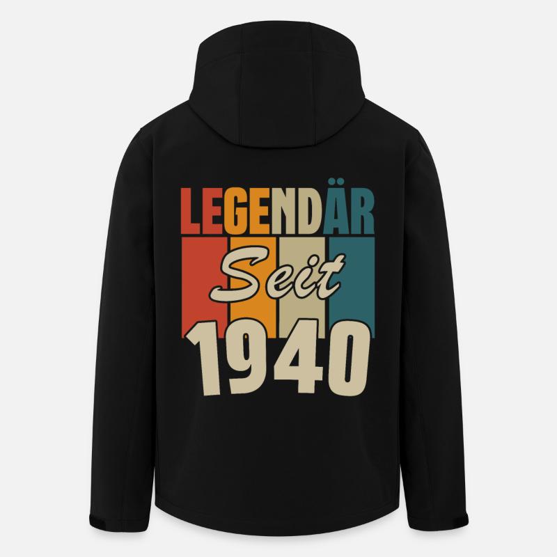 Legendär seit 1940 - Recycelte Männer Softshell-Jacke von Stanley/Stella - Schwarz