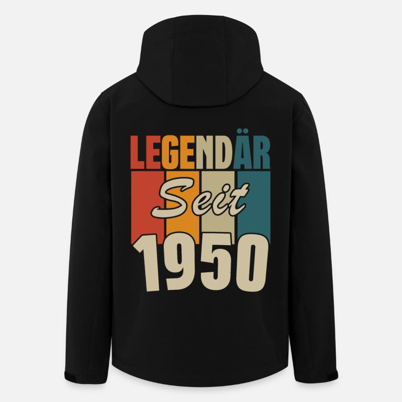 Legendär seit 1950 - Recycelte Männer Softshell-Jacke von Stanley/Stella - Schwarz