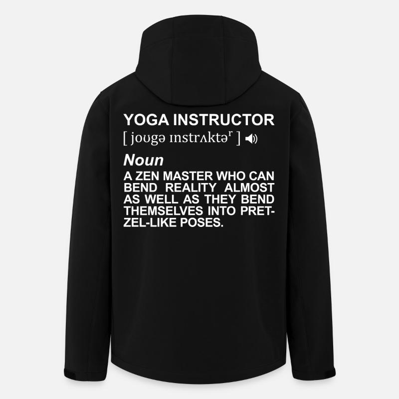 Yogalehrer Definition - Recycelte Männer Softshell-Jacke von Stanley/Stella - Schwarz