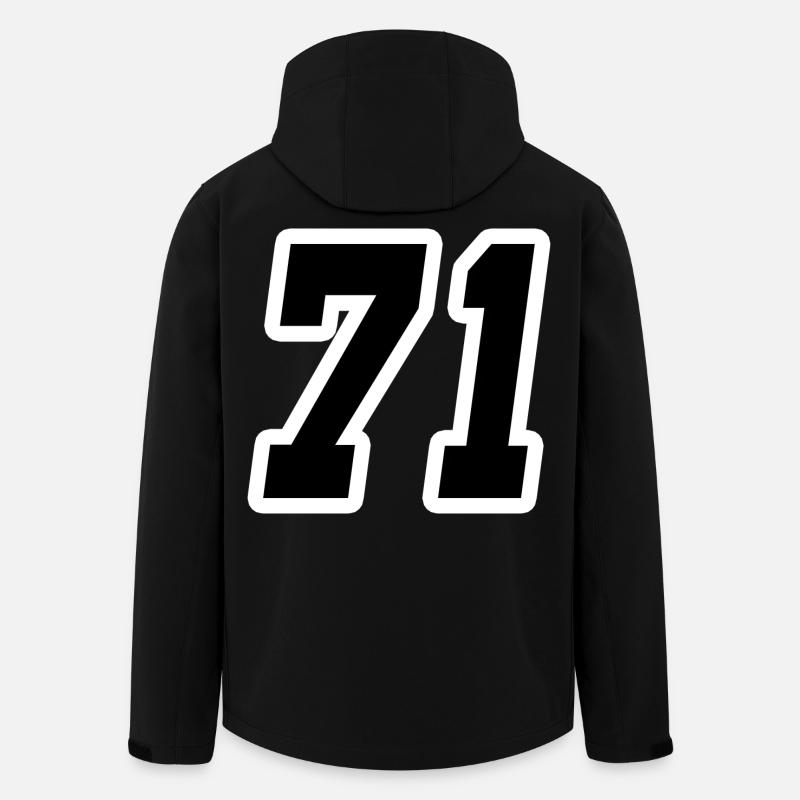 Nummer einundsiebzig 71 - Recycelte Männer Softshell-Jacke von Stanley/Stella - Schwarz