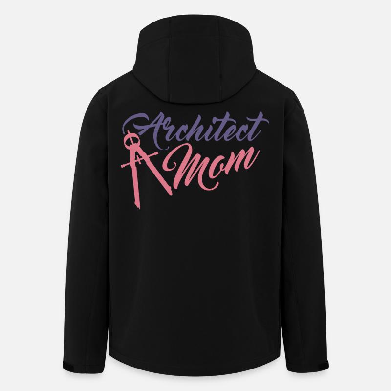 Lustige Architekt Mutter - Recycelte Männer Softshell-Jacke von Stanley/Stella - Schwarz