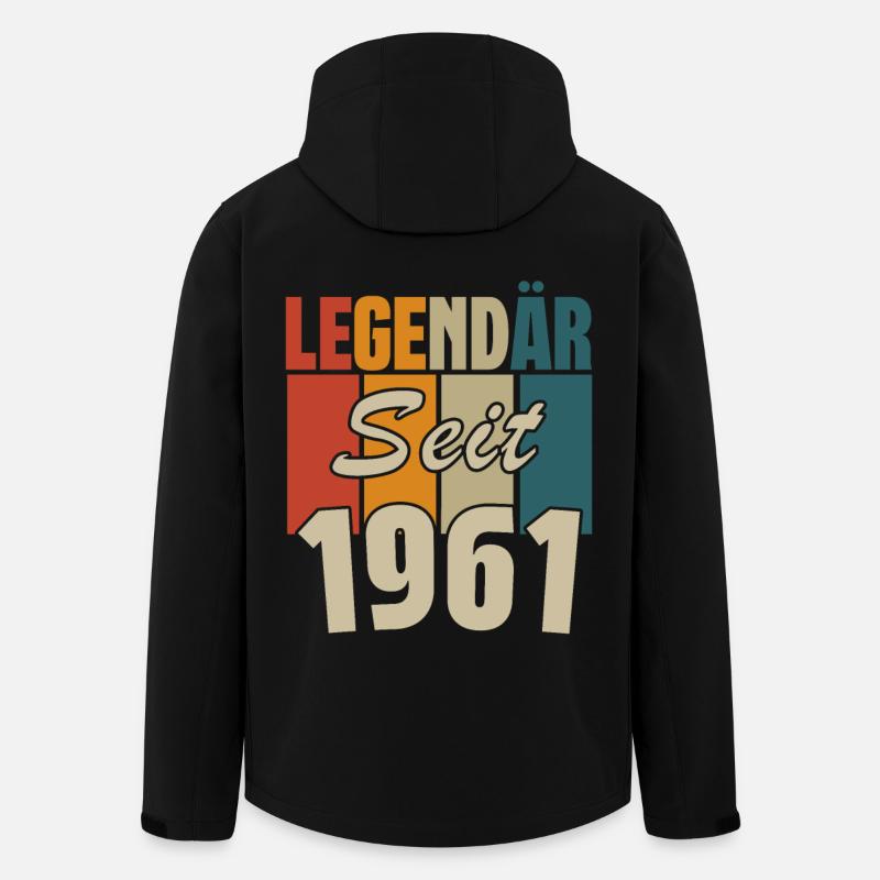 Legendär seit 1961 - Recycelte Männer Softshell-Jacke von Stanley/Stella - Schwarz