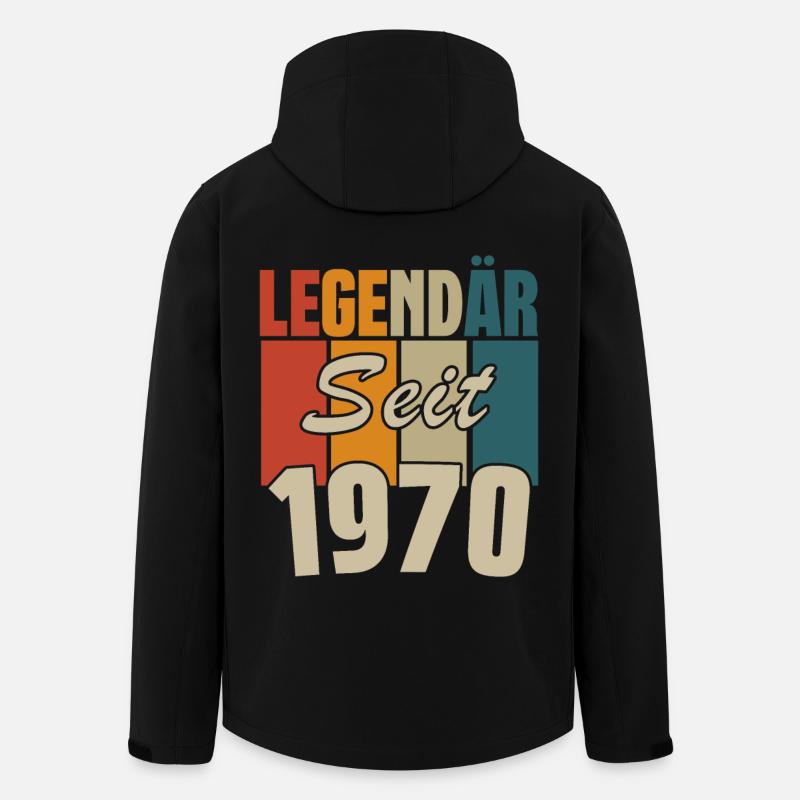 Legendär seit 1970 - Recycelte Männer Softshell-Jacke von Stanley/Stella - Schwarz