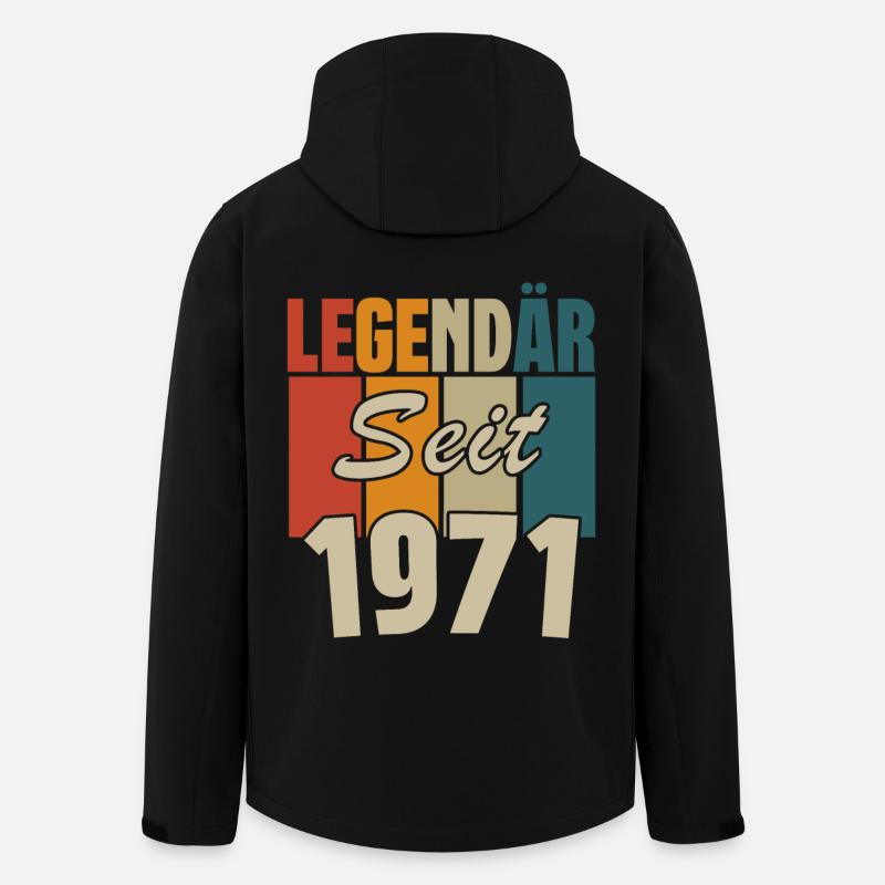 Legendär seit 1971 - Recycelte Männer Softshell-Jacke von Stanley/Stella - Schwarz