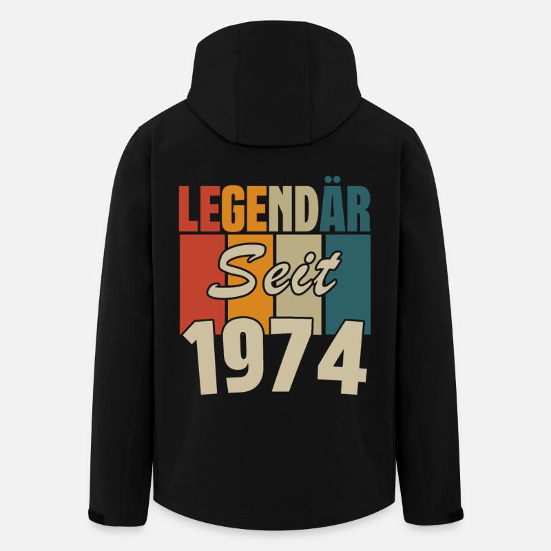Legendär seit 1974 - Recycelte Männer Softshell-Jacke von Stanley/Stella - Schwarz