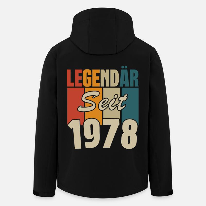 Legendär seit 1978 - Recycelte Männer Softshell-Jacke von Stanley/Stella - Schwarz
