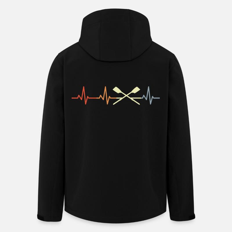 Rudder heart palpitations - Men’s Recycled Softshell Jacket by Stanley/Stella - black