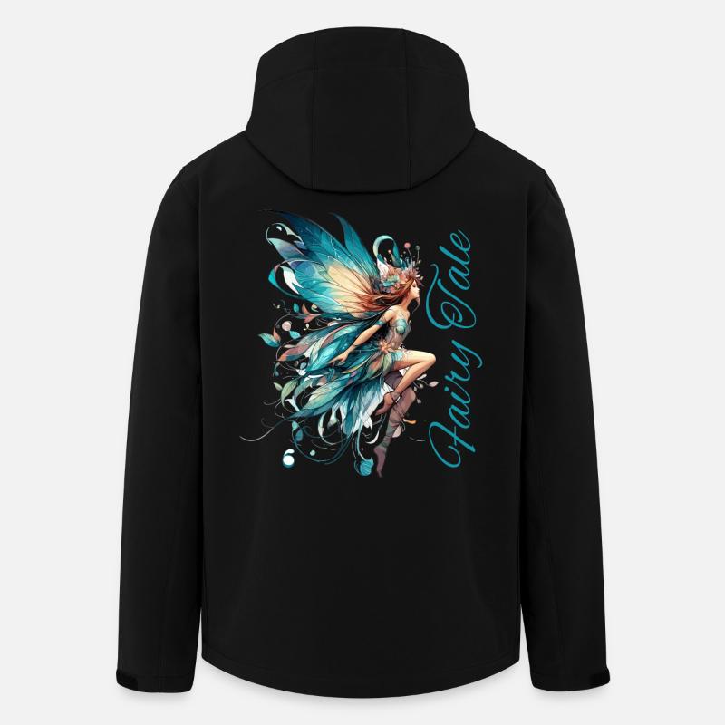 Fee Märchen Geschenk - Recycelte Männer Softshell-Jacke von Stanley/Stella - Schwarz
