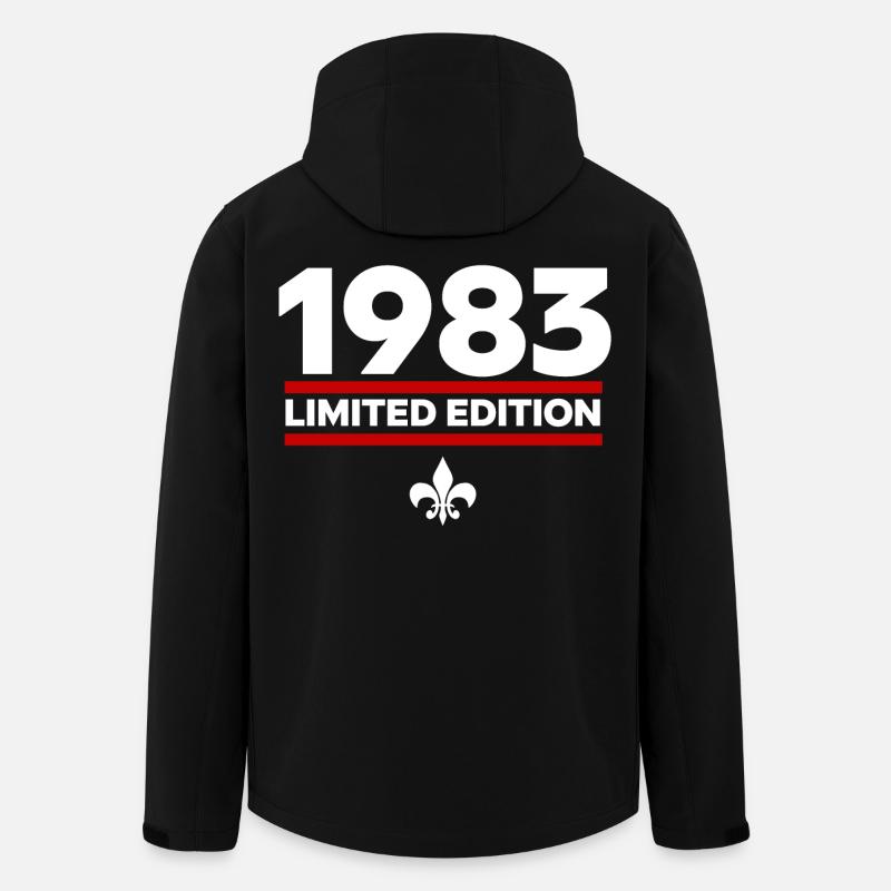 1983 Édition limitée - Veste softshell homme en polyester recyclé Stanley/Stella - noir