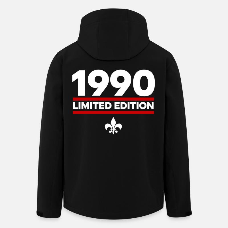 1990 Édition limitée - Veste softshell homme en polyester recyclé Stanley/Stella - noir