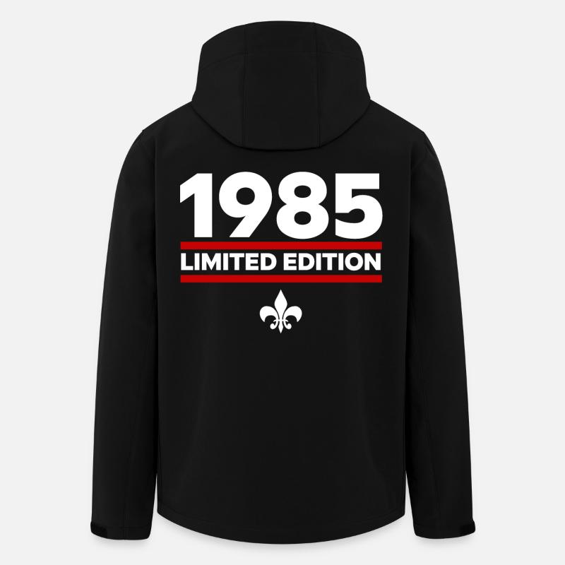 1985 Édition limitée - Veste softshell homme en polyester recyclé Stanley/Stella - noir