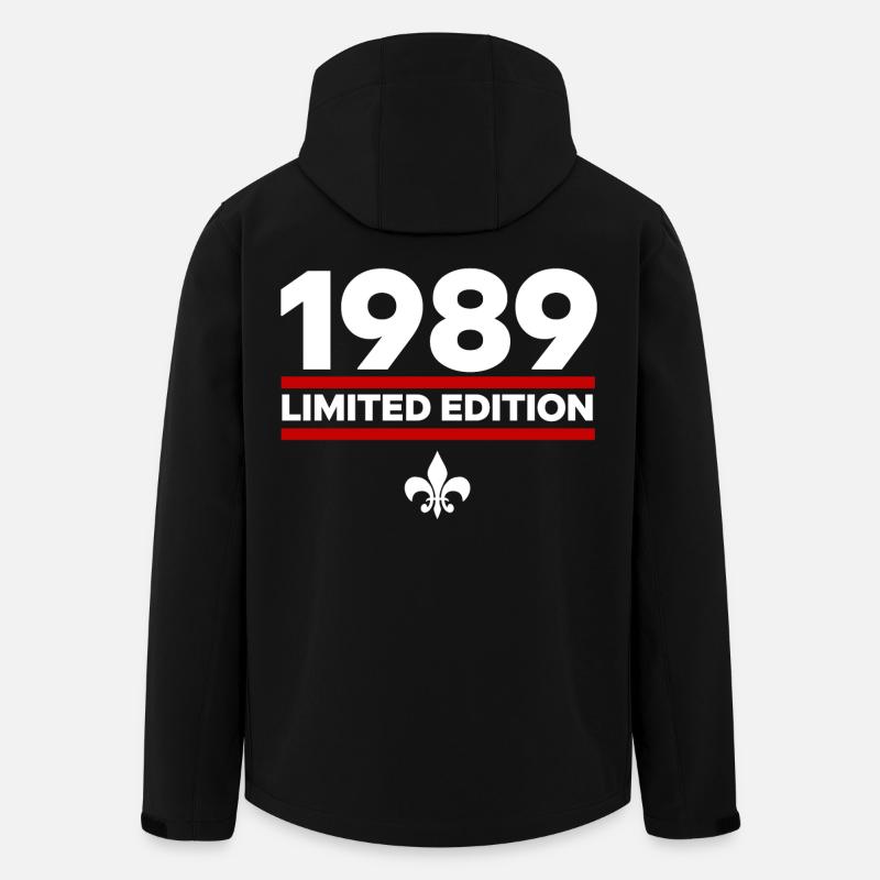 1989 Limited Edition - Recycelte Männer Softshell-Jacke von Stanley/Stella - Schwarz